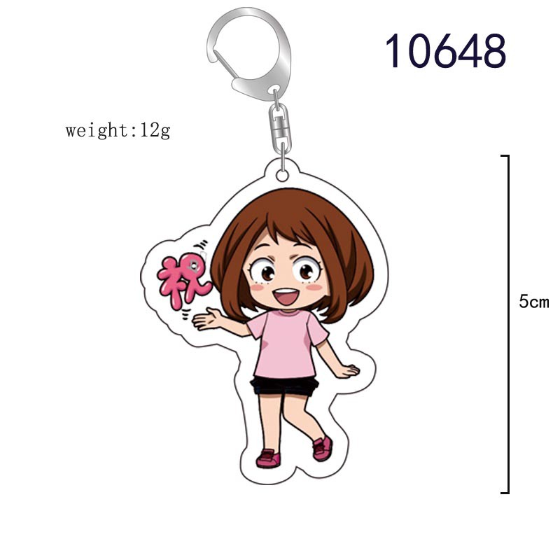 (ĐỨNG) Móc khóa IN HÌNH BOKU NO HERO ACADEMIA HỌC VIỆN ANH HÙNG mica trong acrylic anime chibi xinh xắn