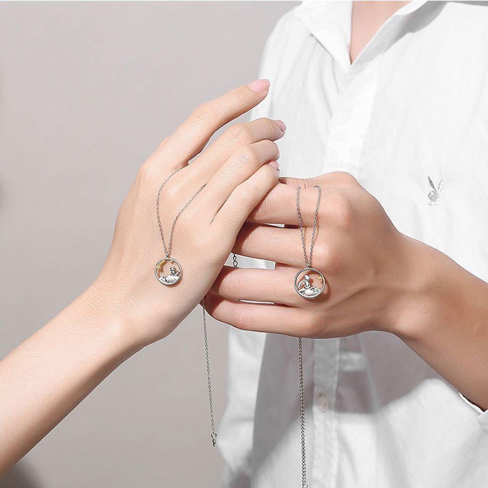 MIH Vòng cổ Mạ Bạc S925 Mặt Hoàng Tử Bé Thời Trang