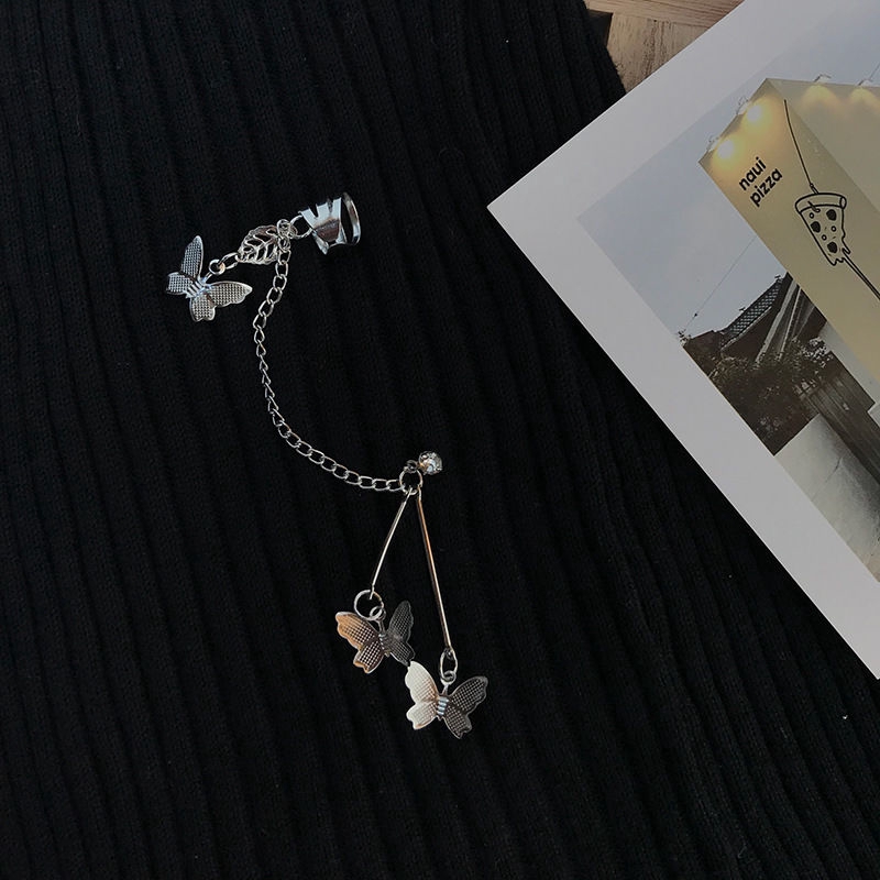 Khuyên Tai Hình Bướm Phong Cách Hiphop Đường Phố Cá Tính