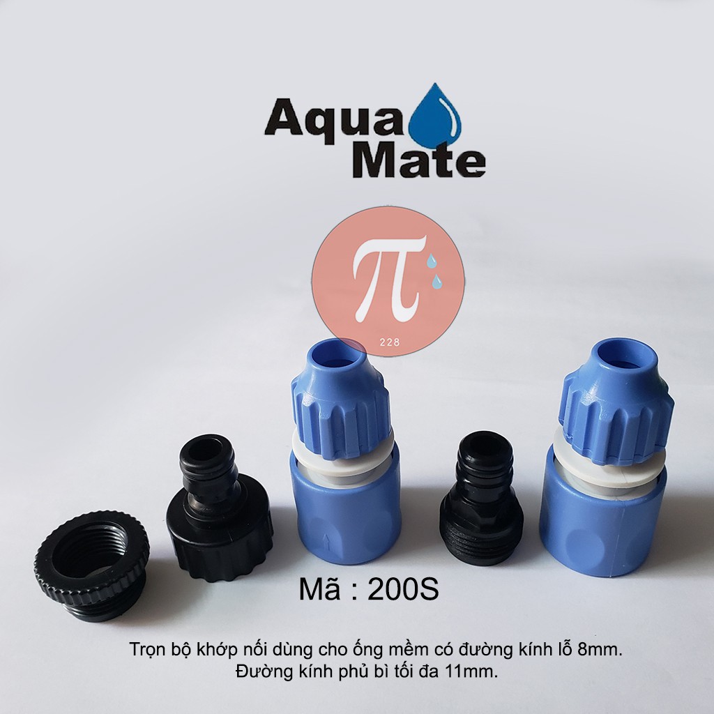 Bộ Khớp Nối Nhanh Ống Nước Dây Mềm Làm Vườn