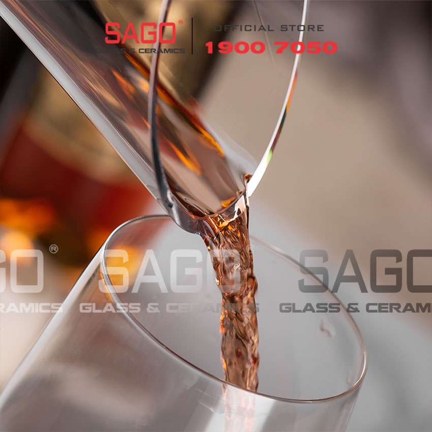 Bình Rót Thủy Tinh Pha lê IDELITA Crystal Glass Decanter 1500ml | Tùy Chọn Dung Tích và Kiểu Dáng