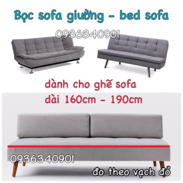 Bọc Sofa Bed Cam Xám Độc Đáo Trang Trí Nội Thất