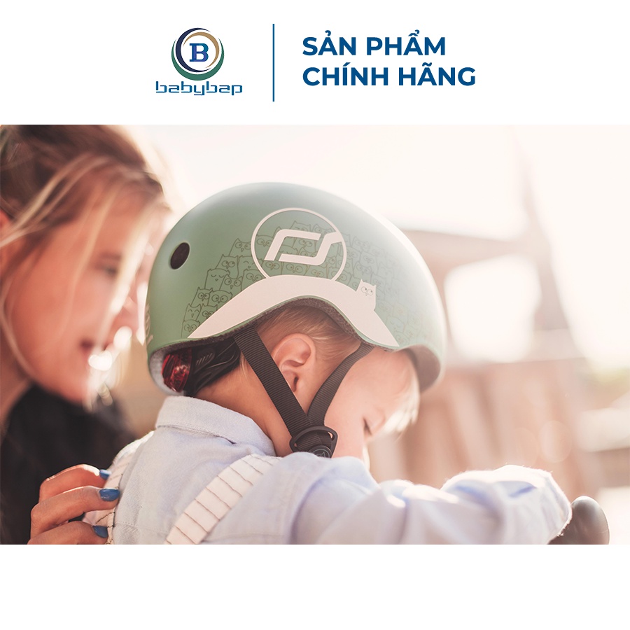 Mũ Đội Đầu Phản Quang Cho Bé Scoot and Ride Size XXS