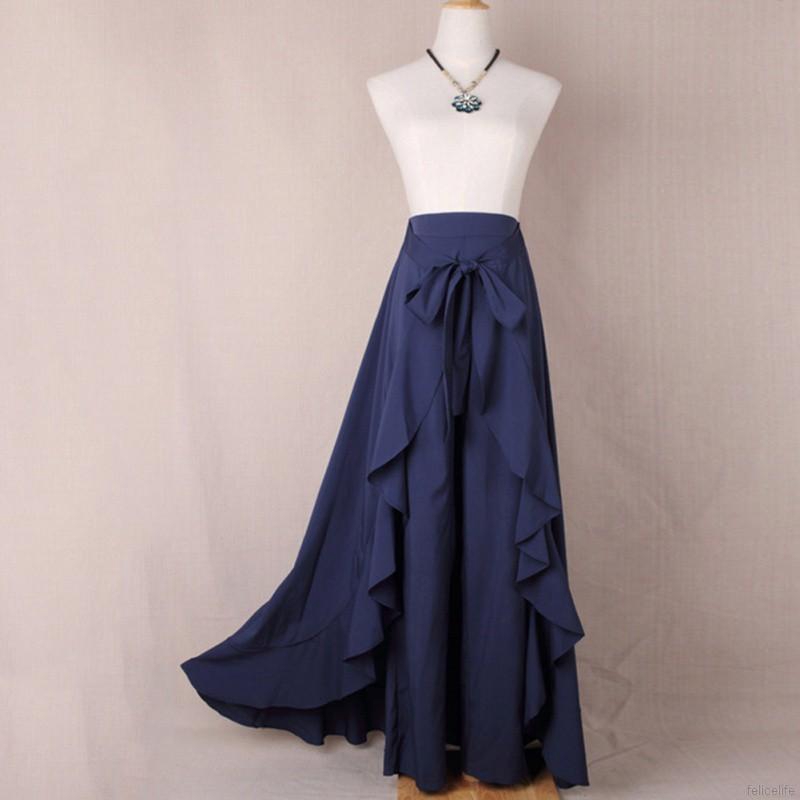 FREESHIP ĐƠN 99K_ Chân váy phối nhún bèo thắt nơ cao cấp cho nữ