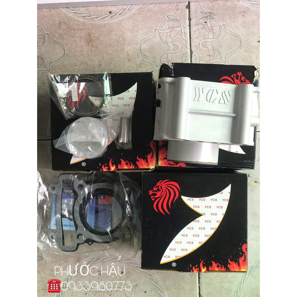 FUll LÒNG Kiếng  YCS 65mm , Chân lòng 27MM  DÀNH cho Exciter