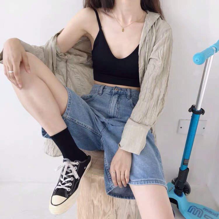 Áo croptop 2 dây nữ có mút ngực khoét lưng hàng Quảng Châu, bra gợi cảm sexy, bralette thun gân tập Gym, Yoga không gọng