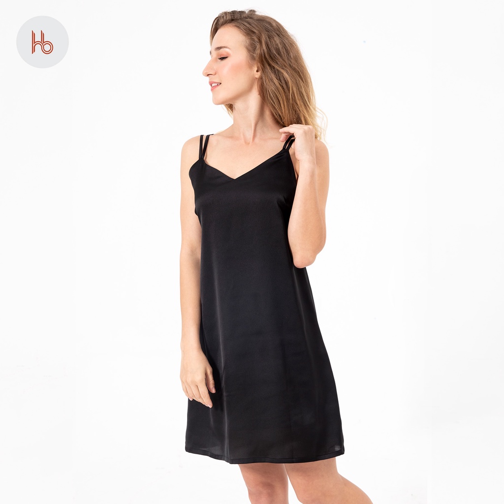 Đầm mặc ngủ 4 dây đan chéo Hibi HB102