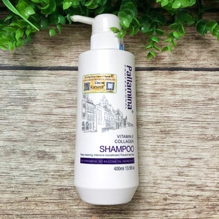 Dầu gội Collagen Keratin phục hồi siêu mượt tóc cao cấp Pallamina Moisturize & Smooth 400ml