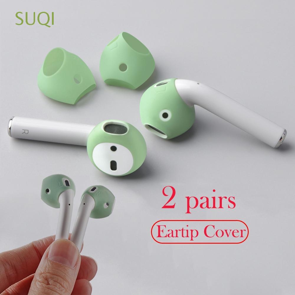 2 Cặp Nút Silicone Chống Trượt Cho Tai Nghe Airpods