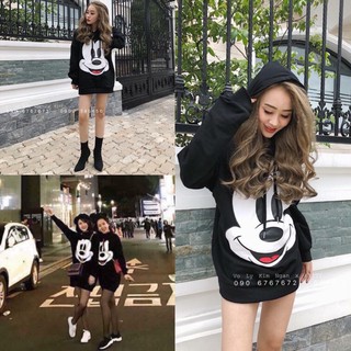 Áo Hoodie Nón chuột Mkey