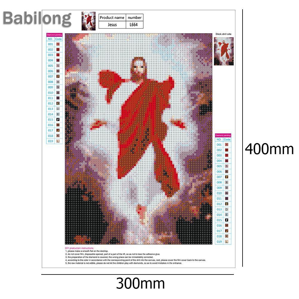 Set tranh đính đá 5d hình chúa Giêsu độc đáo DIY