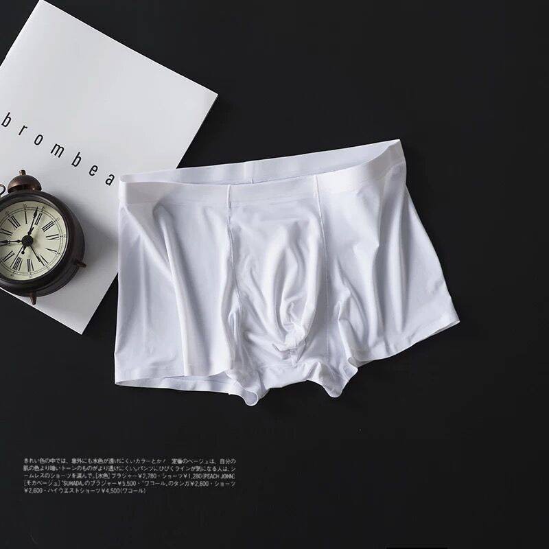 Quần sịp nam boxer đúc hàng chuẩn chất lụa sữa