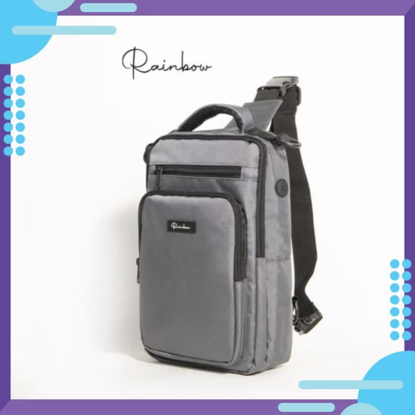 Túi đeo chéo nam đa năng 3in1 Rainbow BG007 chất liệu Canvas chống nước, nhiều ngăn tiện lợi