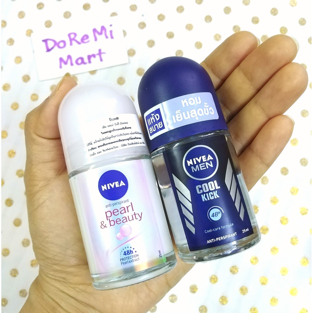 Lăn khử mùi nam/nữ NIVEA Thái Lan 25ml 🇹🇭 lăn nách | BigBuy360 - bigbuy360.vn