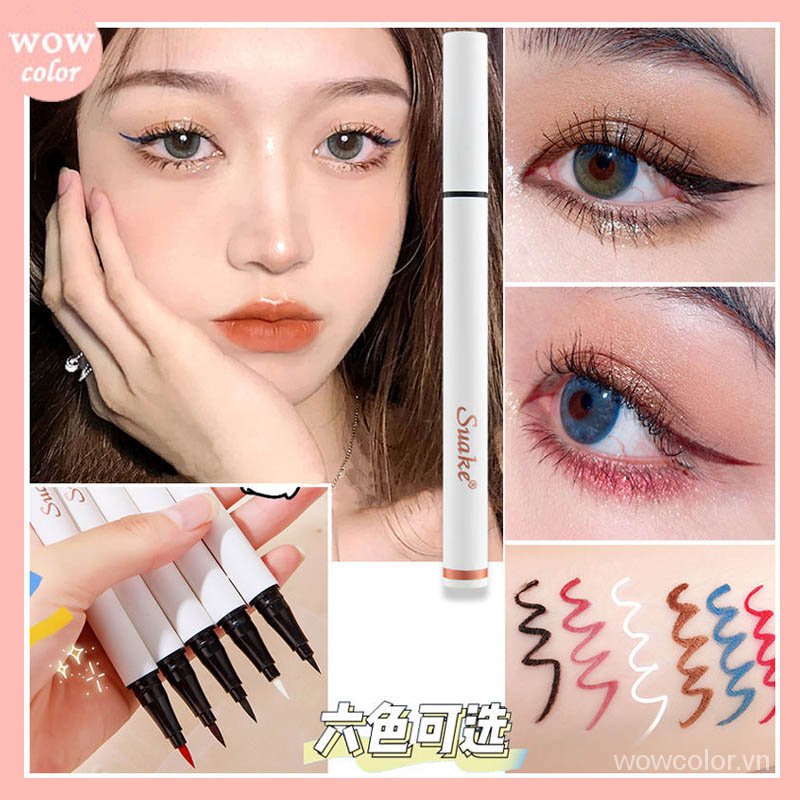 [Hàng mới về] Bút kẻ mắt dạng lỏng SUAKE nhanh khô chống thấm nước ngòi 0.1mm chất lượng cao