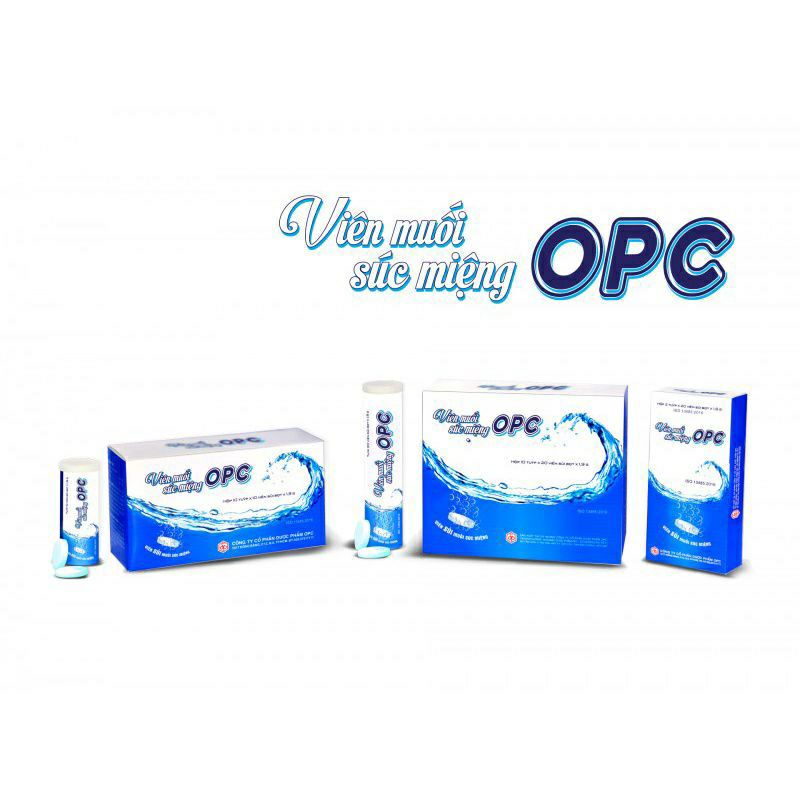 Viên Muối Súc Miệng Hương Bạc Hà OPC Vệ Sinh Miệng Họng