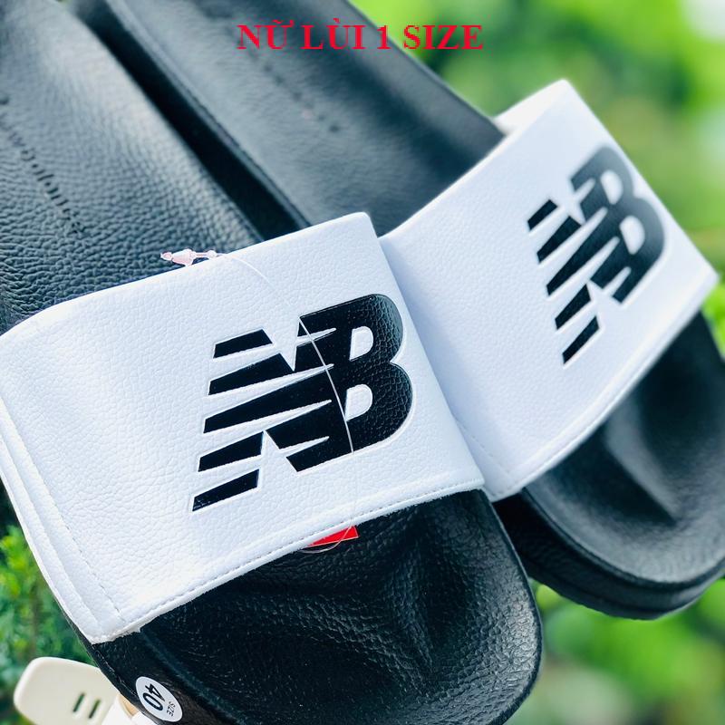 Dép newbalence 𝐍𝐄𝐖 𝐁𝐀𝐋𝐄𝐍𝐂𝐄 ❤️FREESHIP + Hộp❤️dép unisex NB new balence quai ngang thể thao nam nữ đen q.trắng