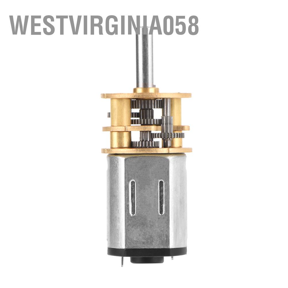 Westvirginia058 Động cơ hộp số DC6V / 12V GA13N20 điện cho mô hình ô tô Robot DIY