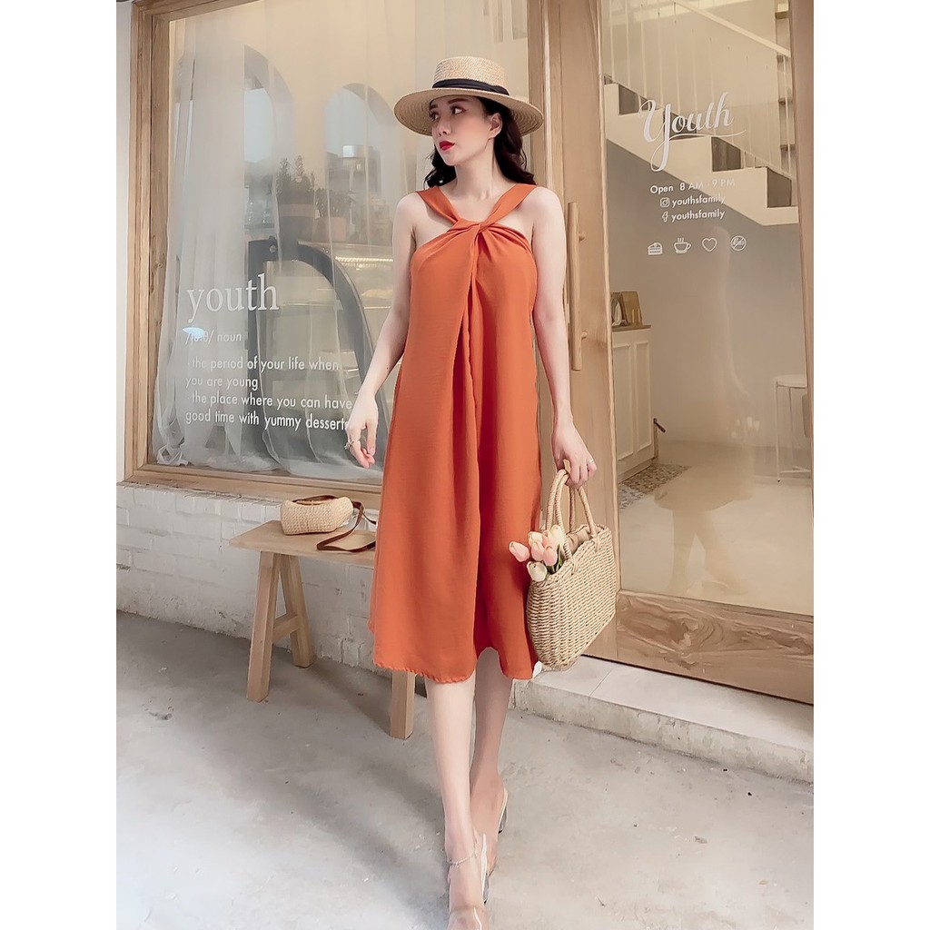 Đầm nữ dự tiệc, thiết kế xoắn ngực, SIÊU XINH | BigBuy360 - bigbuy360.vn