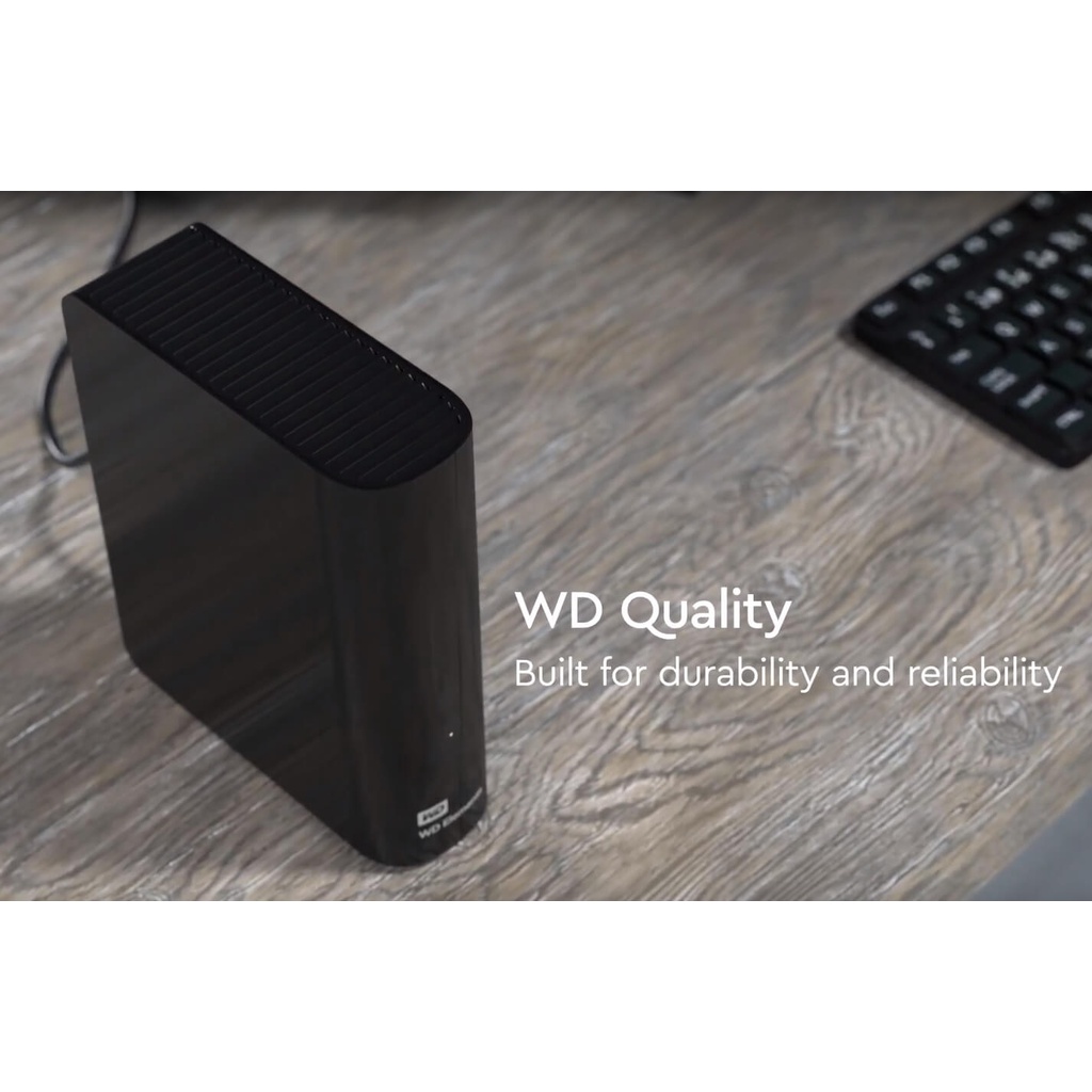 Ổ Cứng Di Động WD Elements Desktop 4TB 3.5 USB 3.0 - WDBBKG0040HBK-SESN