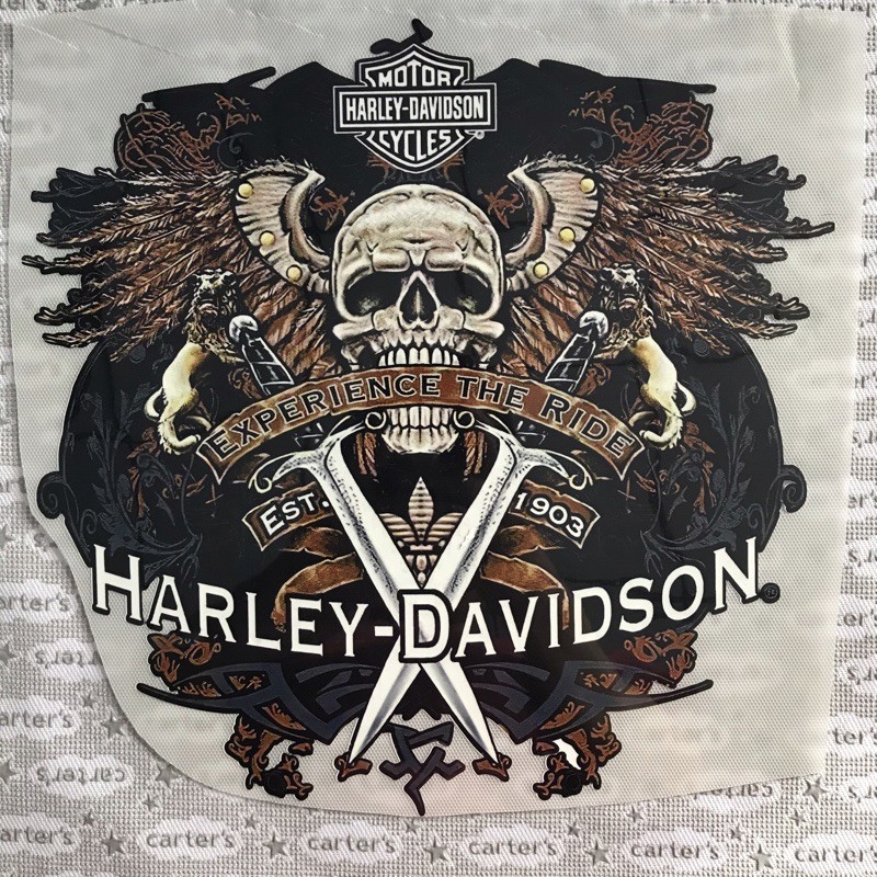 Hình dán nhiệt đủ size - Harley Davidson