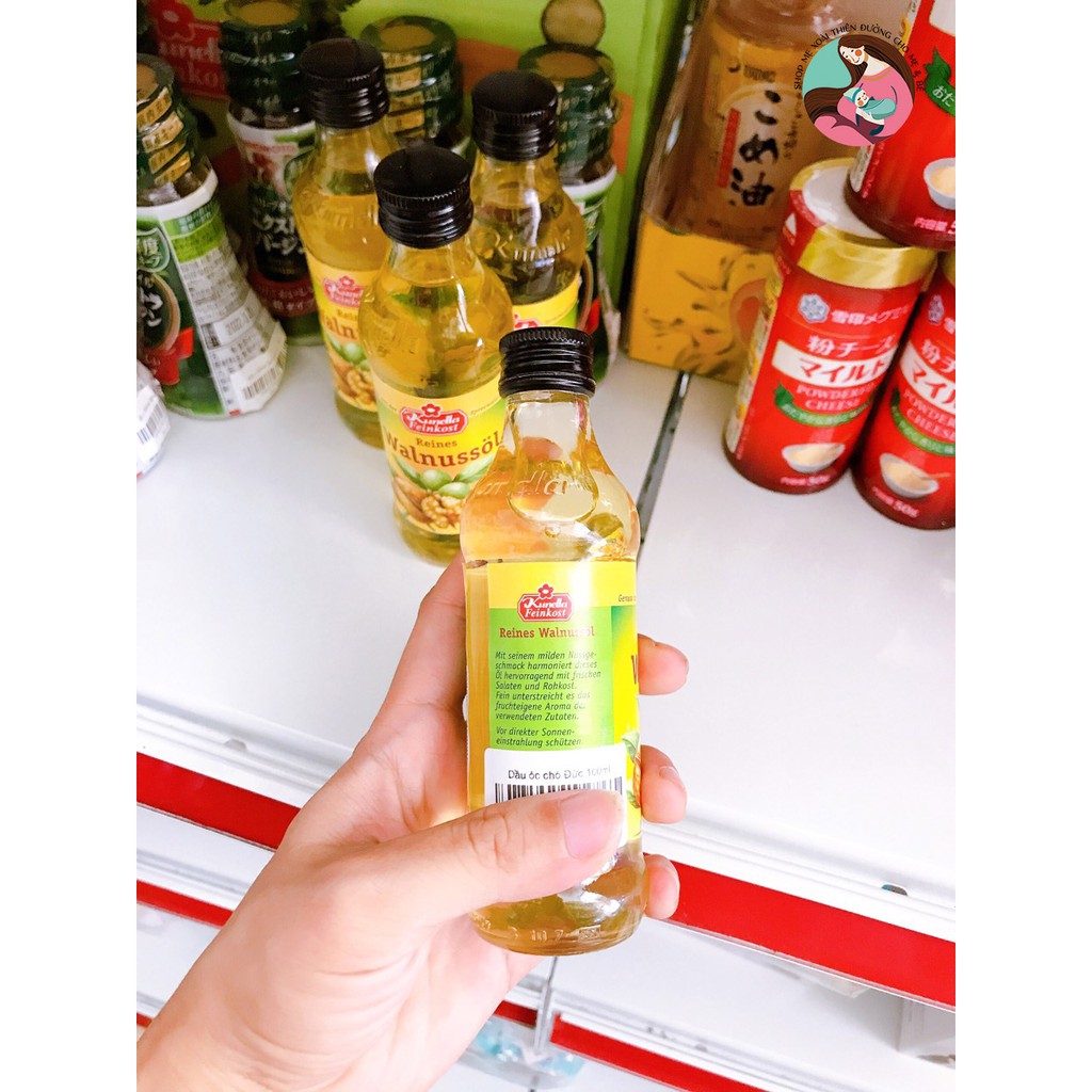 Dầu ăn dặm óc chó Đức Kunella 100ml cho bé(5/2022)