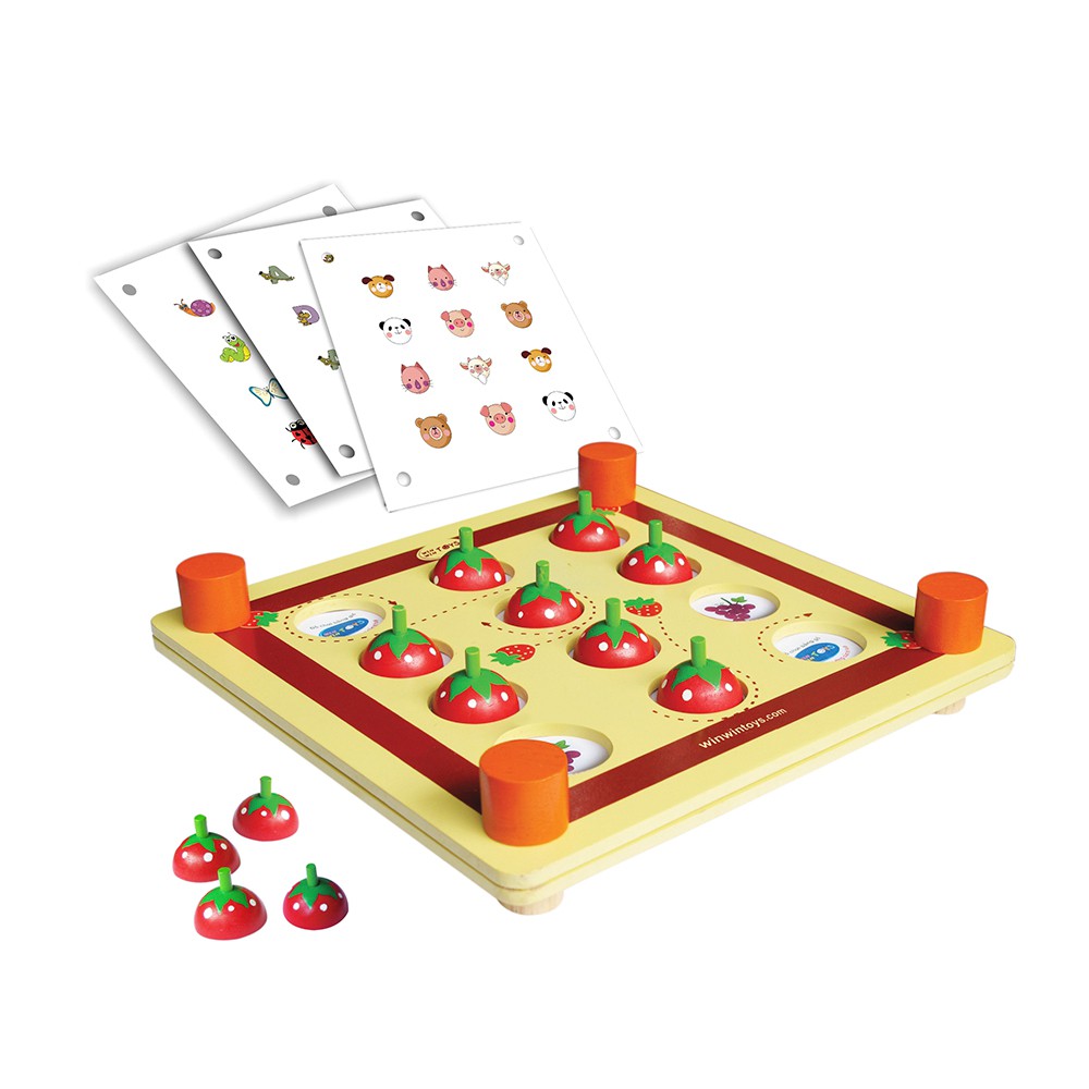 Đồ chơi gỗ Winwintoys - Tìm cặp trái dâu