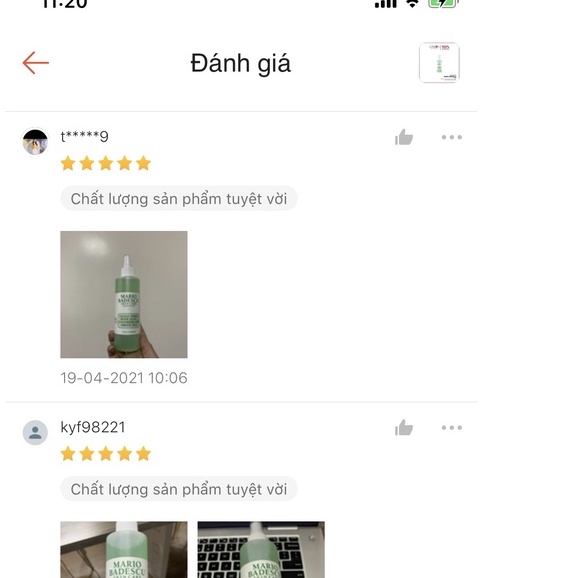 Toner xịt Mario Badescu Facial Spray Cucumber and Green Tea
