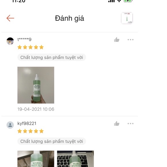 Toner xịt Mario Badescu Facial Spray Cucumber and Green Tea