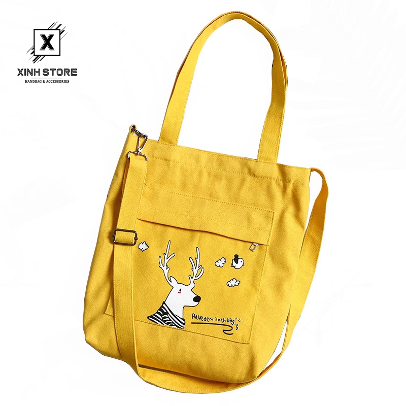 Túi Vải Tote XinhStore Hình Hưu