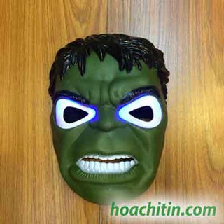 Cosplay mặt nạ hóa trang halloween Hulk Khổng Lồ Xanh có đèn quà tặng Siêu nhân Anh hùng cho bé trai
