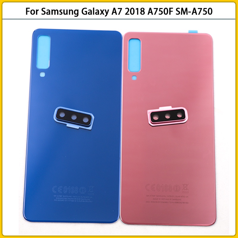 Nắp Lưng Điện Thoại Bằng Kính 3D Dành Cho Samsung Galaxy A7 2018 A750 A750F SM-A750 A750FN A750
