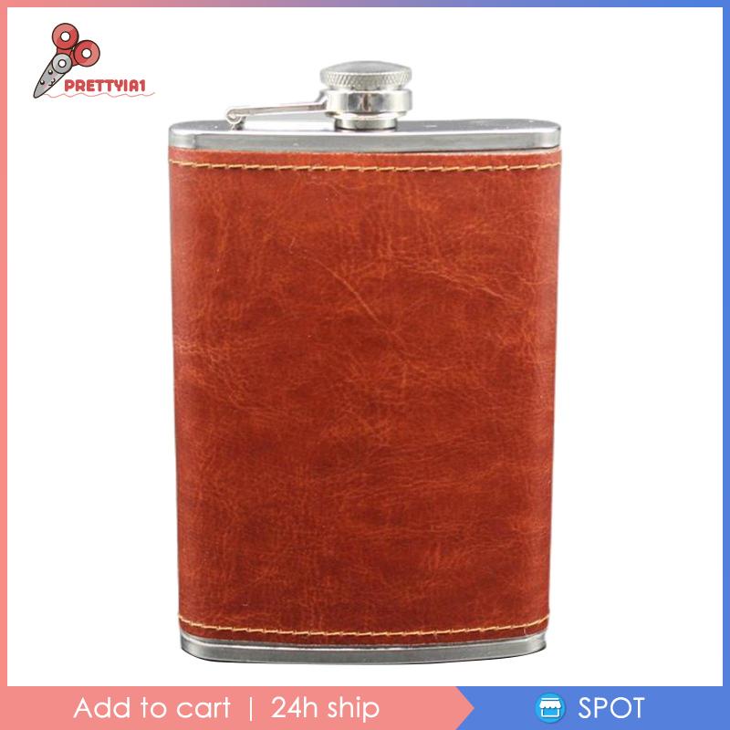 Bình Đựng Nước Bằng Thép Không Gỉ Prettyia1 Chống Rò Rỉ Di Động Cho Du Lịch / Cắm Trại / Săn Bắn