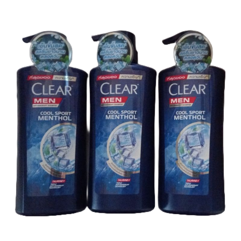 DẦU GỘI CLEAR MEN - 410ML - COOL SPORT METHOL - THÁI LAN - HÀNG CHÍNH HÃNG