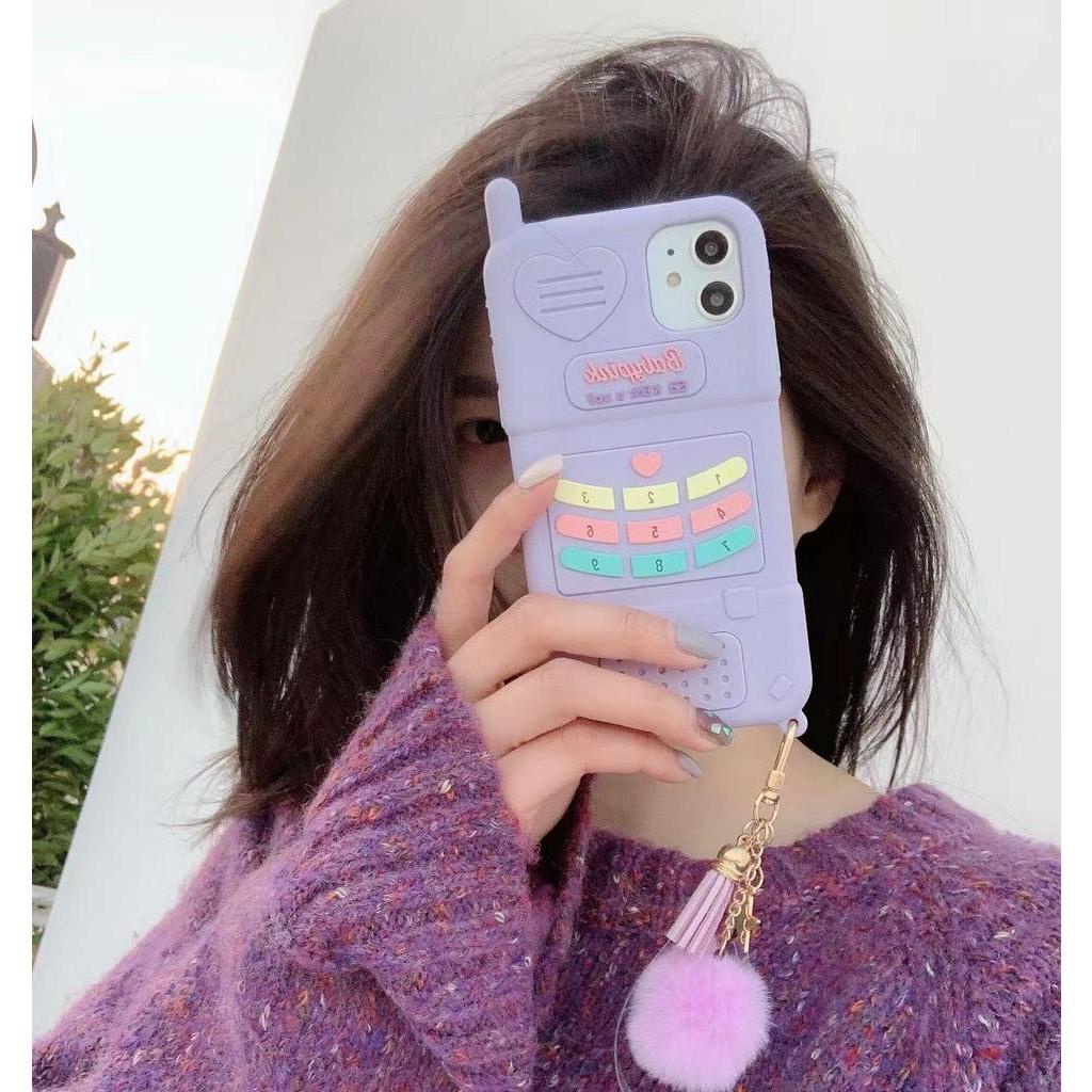 Ốp Lưng Silicone Mềm In Hình Bé Gái Dễ Thương Cho Iphone 11 Pro Max Xs Max X Xr 8 Plus 7 Plus 6 6s Plus 12 Mini Pro Max