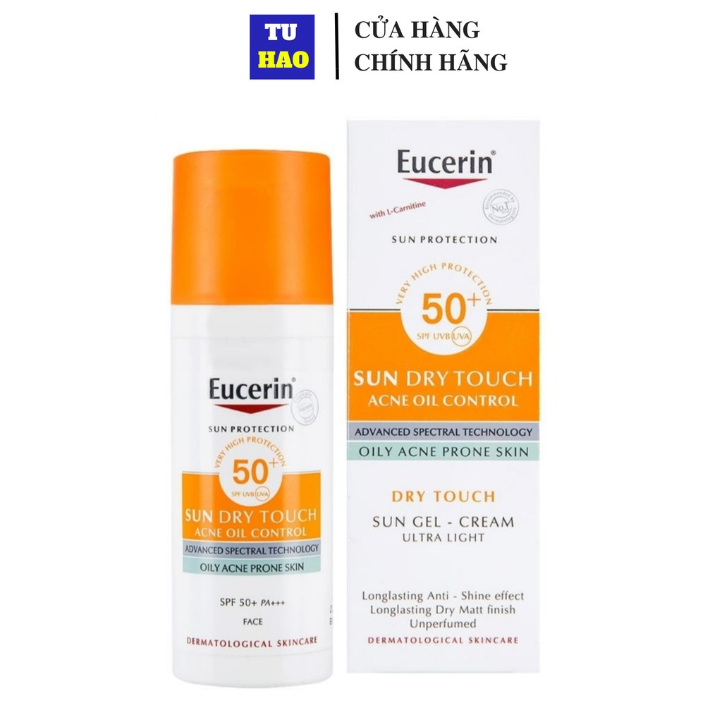 Kem chống nắng giúp kiểm soát nhờn Eucerin Oil Control Dry Touch SPF50+ 50ml 69767