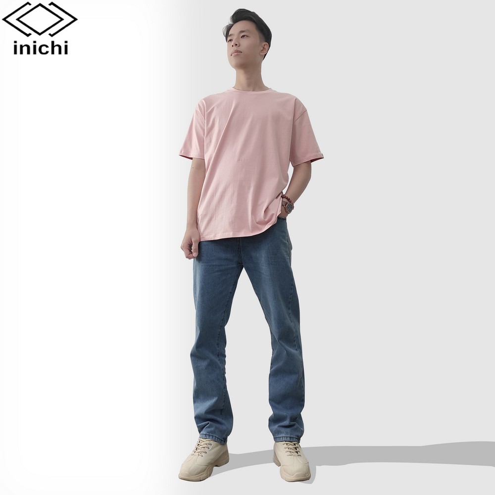 Áo thun unisex trơn INICHI đơn giản 4 màu I04