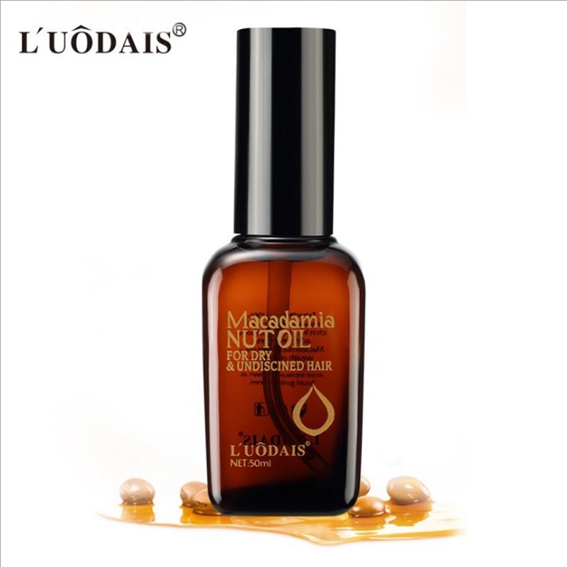 Tinh dầu dưỡng tóc MACADAMIA serum dưỡng tóc uốn Luodais NUT OIL 50ML CT45