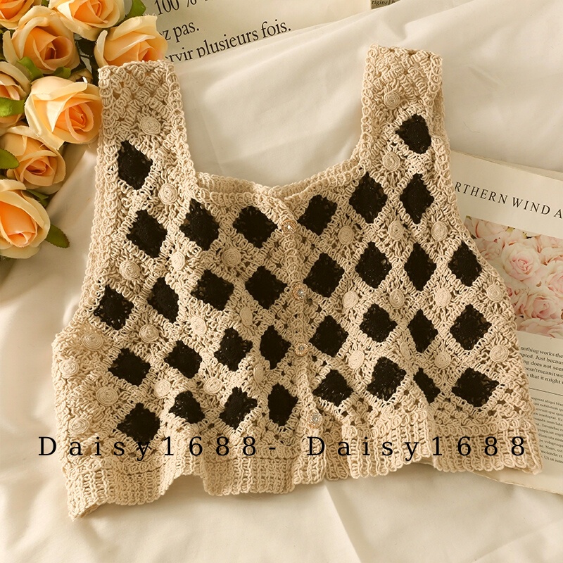 Có sẵn- Áo 2 dây thêu hoa croptop nhiều mẫu đi biển phong cách Vintage
