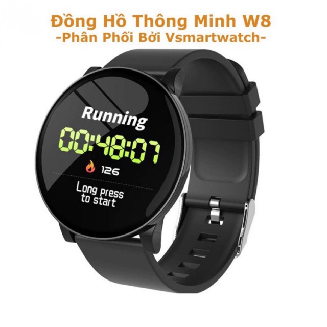 Đồng Hồ Thông Minh W8 - Smart Watch W8 Theo Dõi Sức Khỏe - Hỗ Trợ Văn Bản Tiếng Việt