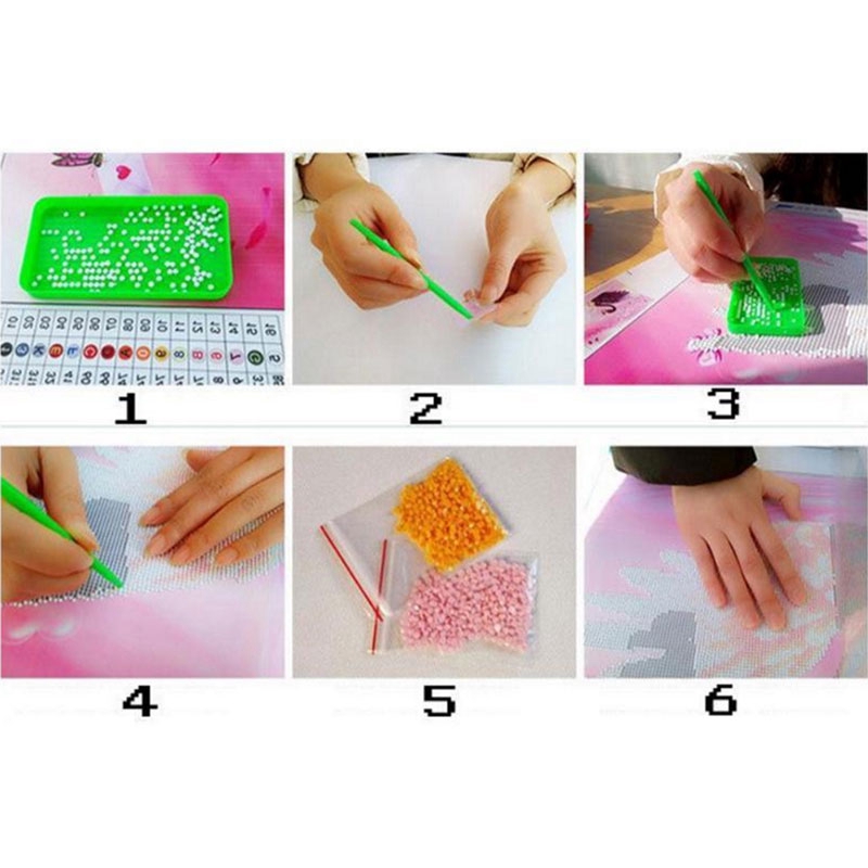 Tranh đính đá tự làm nghệ thuật dùng trang trí nhà cửa
