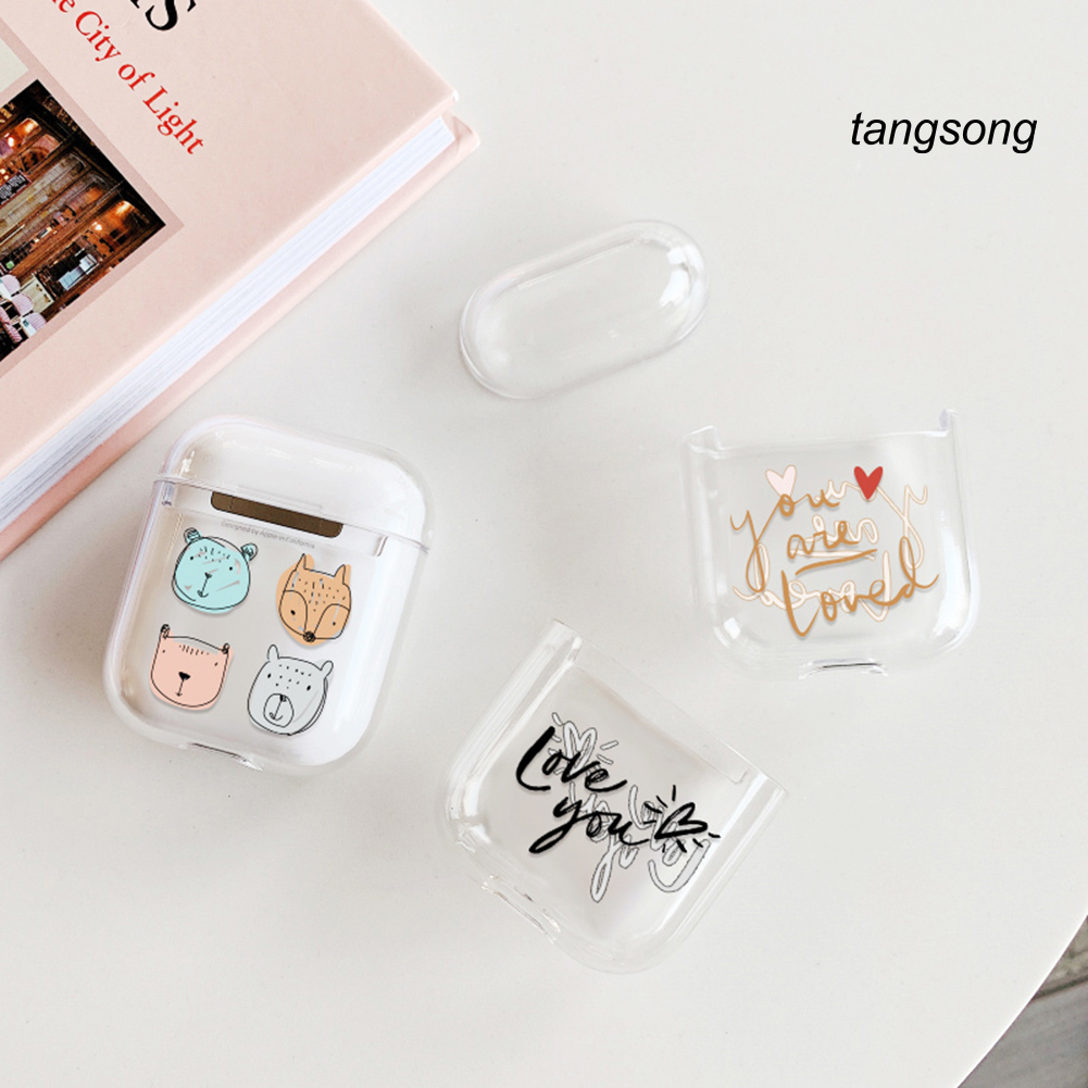 Vỏ Đựng Bảo Vệ Hộp Sạc Tai Nghe Airpods 1 / 2 Chống Sốc Hình Hoạt Hình