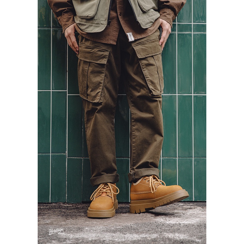 Giày bốt Martin MADEN cổ cao thời trang mùa đông mới 2021