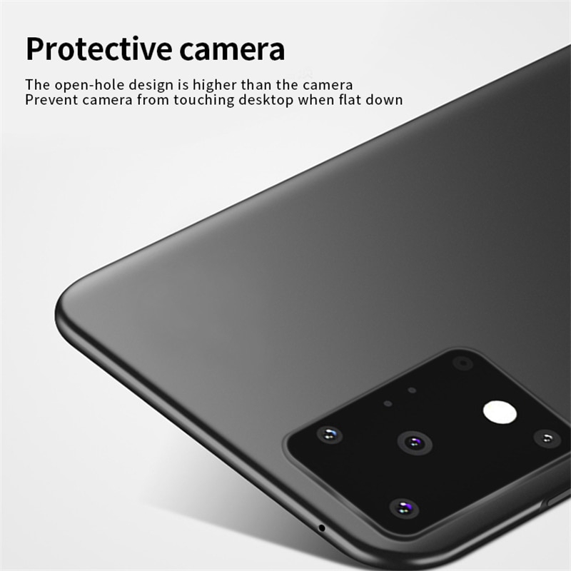 Ốp điện thoại PC siêu mỏng mượt cho Samsung Galaxy S20 Ultra A51 A71 S10 Plus Note 10 Lite