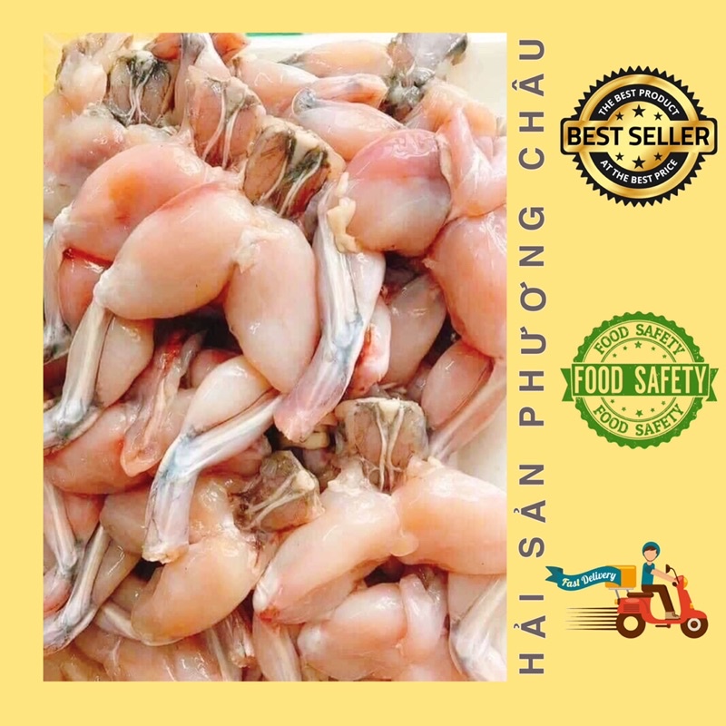 Đùi ếch làm sạch nấu lẩu cháo ếch rang muối sả bổ dưỡng 500g