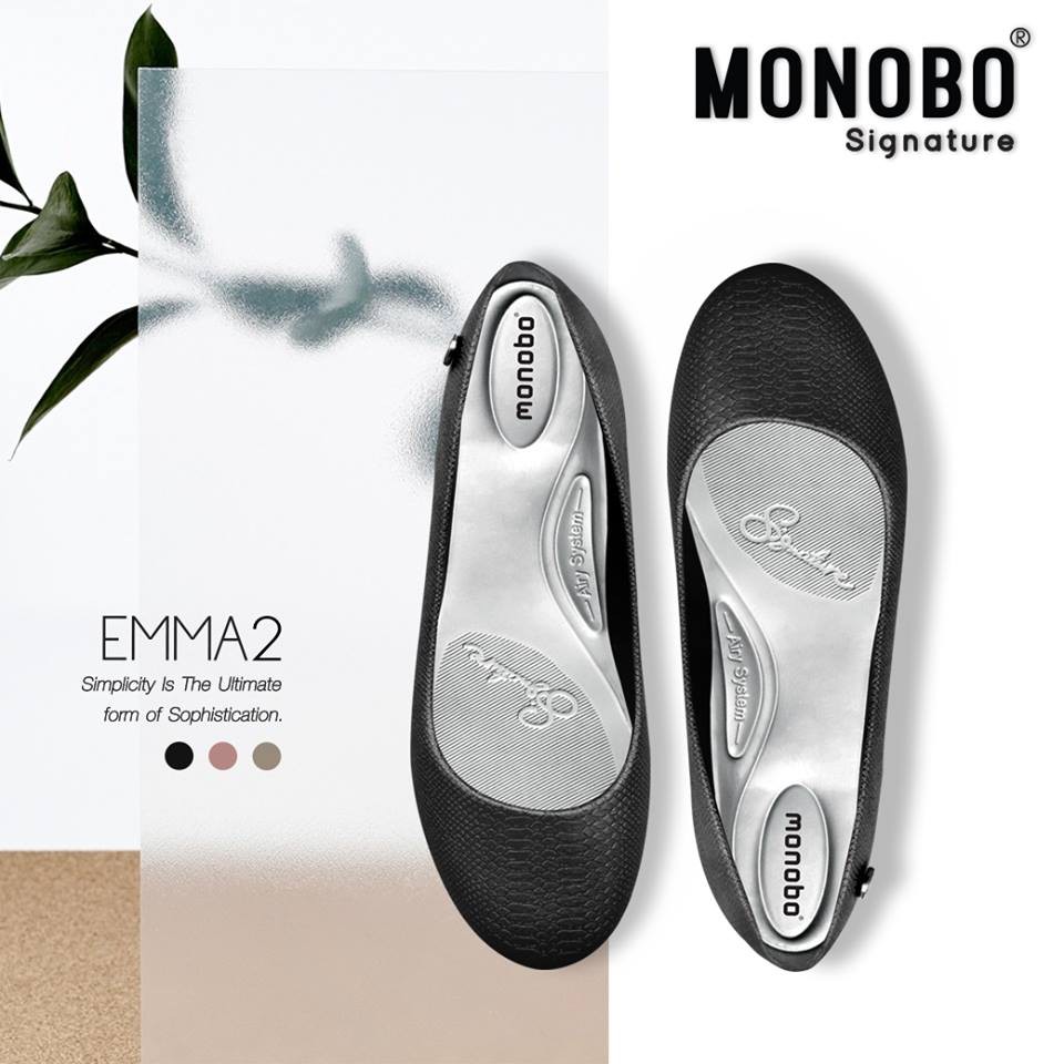 Giày nhựa đi mưa nữ Thái Lan MONOBO - EMMA - đen