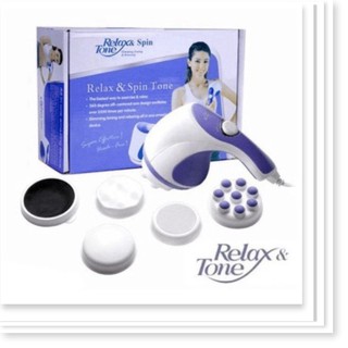 Máy massage cầm tay relax & spin tone 5 đầu