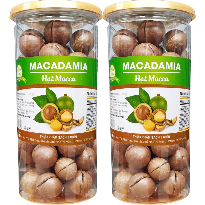 Hạt Macca Nứt Vỏ Nhập Khẩu Bổ Dưỡng Thương Hiệu TPS - Hũ 500G