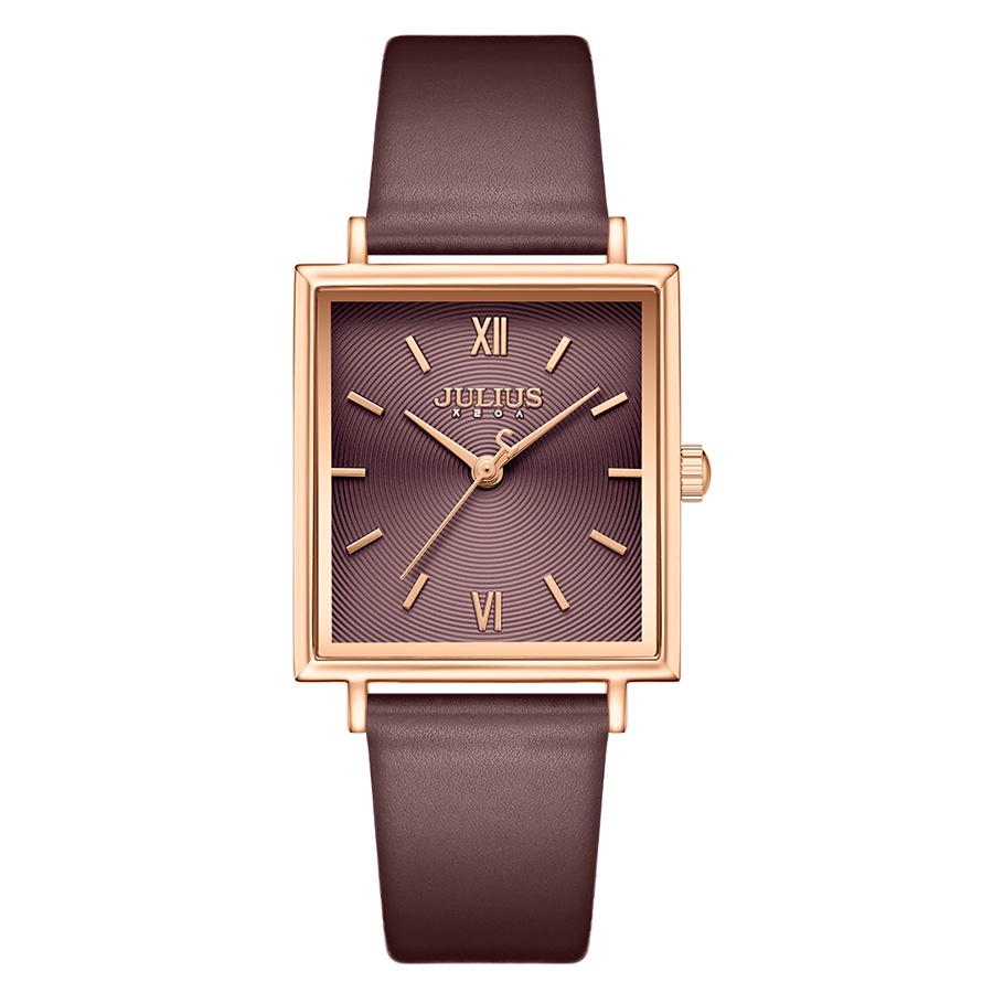 Đồng Hồ Nữ JA-1335D Julius Dây Da Hàn Quốc