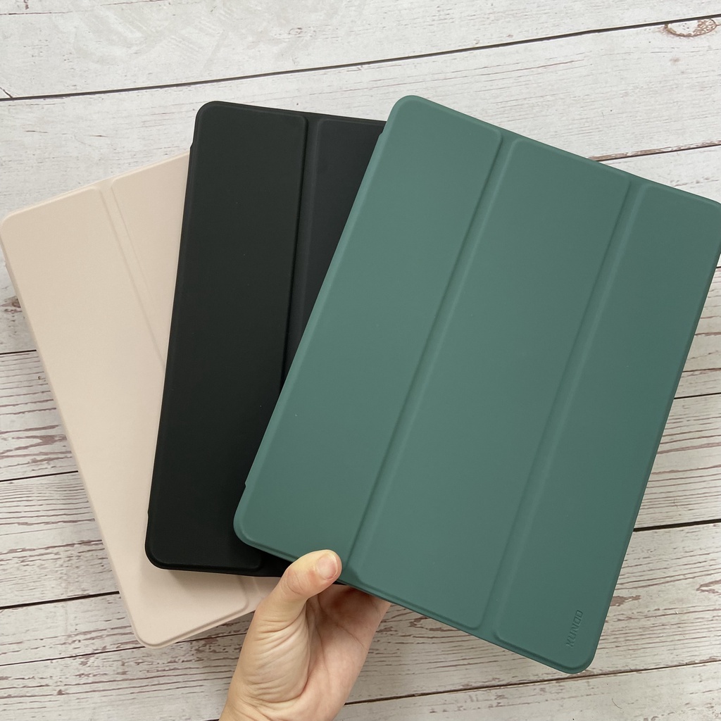 Bao da XUNDD iPad 10.2 inch   - Chống sốc, Có ngăn đựng bút - Đen